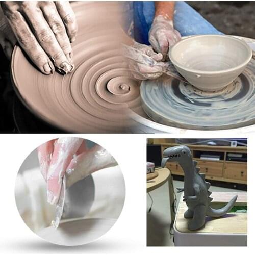 61Pcs Pottery Tools Clay Sculpting Tools Wooden Handle Pottery Carving Tool Set Clay Cleaning Tools Kits Rock Painting Kit for S