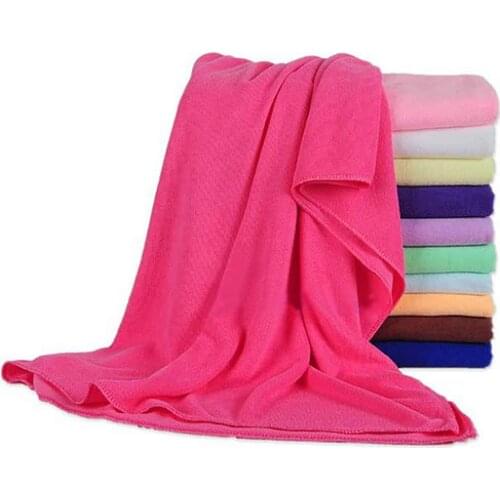 Absorbent Microfiber Fleece Shower Spa Body Wrap Bathing Towel 70x140cm