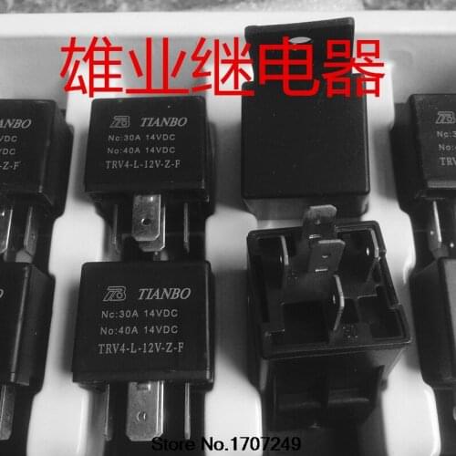 Free Shipping 100% new original relay 10pcs/lot TRV4-L-24V-Z-F 40A 5PIN Equipped with socket