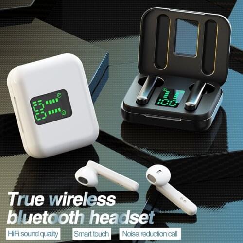 Wireless Bluetooth Earphone with Microphone Sports Waterproof Wireless Headsets Touch Control Music Earbuds For Phone