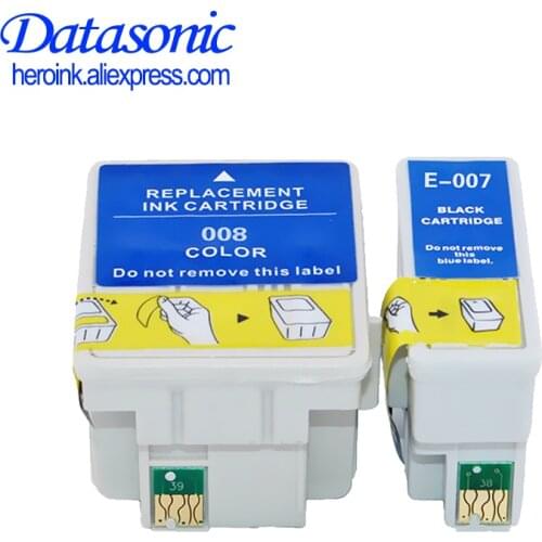 T007 T008 Ink For Cartridge Compatible T-007 T-008 For Epson Stylus Photo 900 1270 1280 1290 1290S Inkjet Printer Cartridges