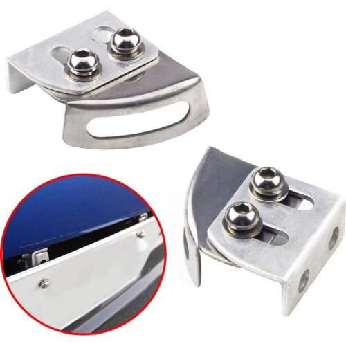 DWCX 2pcs Univerdal Adjustable Car Bumper License Plate Relocator Bracket Holder Mount Support Angle