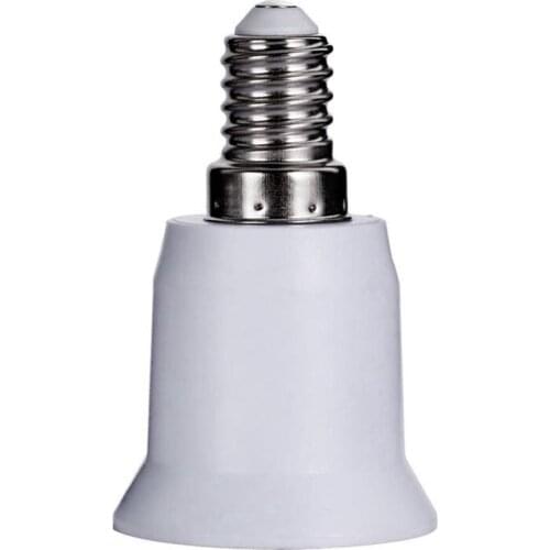 E14 to E26 E27 Adapter Chandelier Light Socket E14 to Medium Socket E26 E27 Converter Bulb Base Adapter Converter