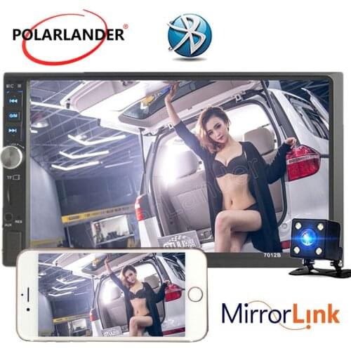 LCD Touch screen car radio mp5 player BLUETOOTH HD 1080P movie Support rear view camera 2 din car audio Mirror Link