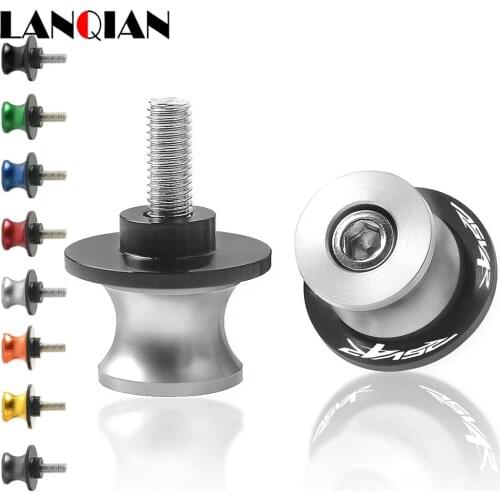 Motorcycle 6MM Swingarm Swing Slider Moto Spools Stand Arm Drop Sliders CNC For Aprilia RSV4 R RSV4R 2009 2010 2011 2012 2013