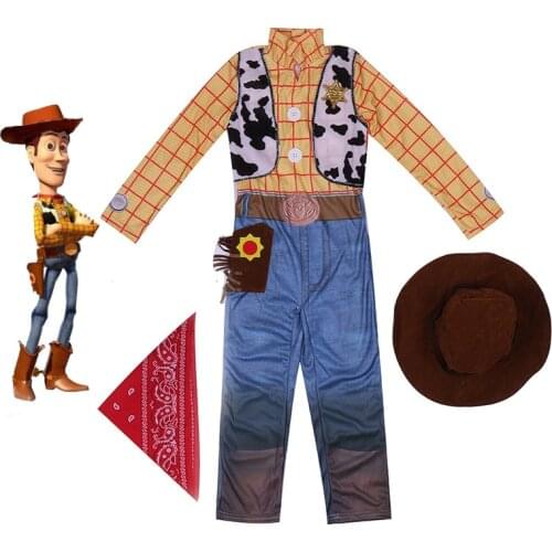 New Boys Cartoon Woody Deluxe Children Kids Birthday Party Fancy Dress Costume