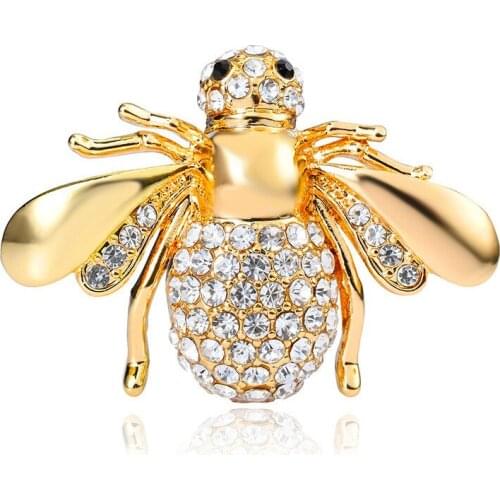 Miuoxion Wholesale New Creative Retro Jewelry Inlaid Zircon Beetle Brooch For Women Feature Namour Charm Gift All Seasons