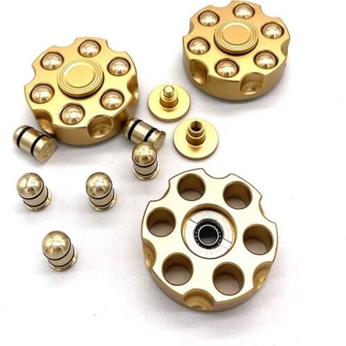 Outdoor Aluminum Alloy Multifunctional Small Tool Removable Golden EDC Gadgets Novelty Mini Hand Finger Spinning Kids FunnyToys