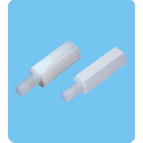 Plastic pcb standoff HTS-312 Hex Tapped spacer Length:12.7MM Tapped hole/thread:M3