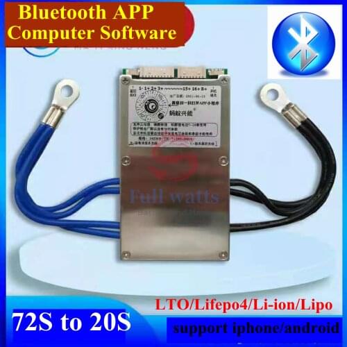 Smart 7S ~ 20S ANT Lifepo4 li-ion Lipo LTO Battery Protection Board BMS 400A 300A 100A 80A Bluetooth APP 10S 13S 14S 16S Balance