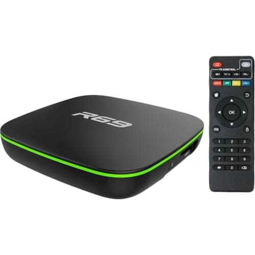 R69 Smart Android 7.1 Tv Box 2.4G Wifi H3 Quad-Core Set Top Box 1080P Hd 3D Movie Media Player Us Plug