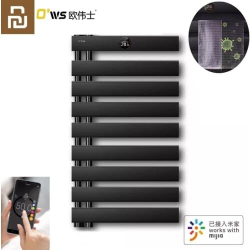 YouPin Ows Intelligent Constant Temperature Electric Heating Towel Rack Work With Mijia Smart Timing Sterilize and Remove Mites