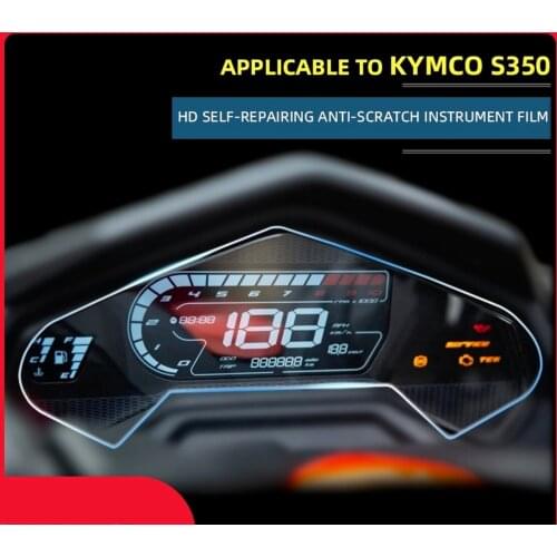 Motorcycle Speedometer Scratch Proof TPU Protection Film Dashboard Screen Instrument Film for KYMCO Xciting S 350