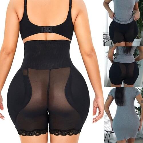 Women Body Shaper Panty Sexy Butt Lifter Side Padded Panties Lace Fake Ass Corset Plus Size Shapewear Slimming Underwear Big Hip