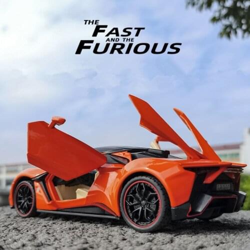 1:32 W Motors Lykan FENYR SUPERSPORT Sports Alloy Car Model Diecasts & Toy Vehicles Model Toy Car Metal Collection Kids Toy Gift