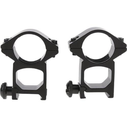 1" High Profile Scope Rings 20mm Weaver Dovetail Rail Mount Adapter 25.4mm