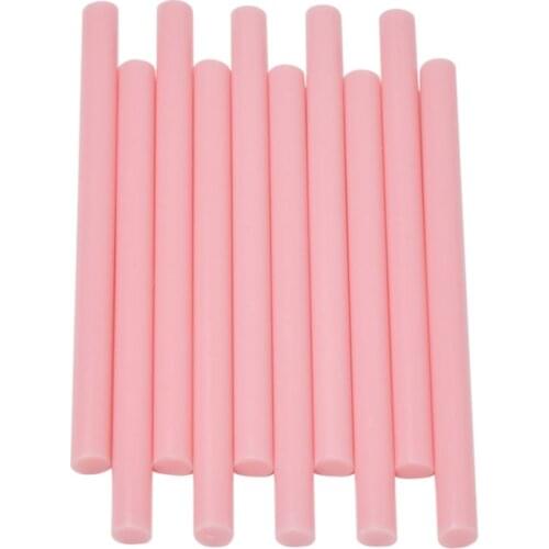 10Pcs 7x100mm Hot Melt Glue Sticks For 7mm Electric Glue Gun Craft DIY Hand Repair Tool Adhesive Sealing Wax Stick Pink