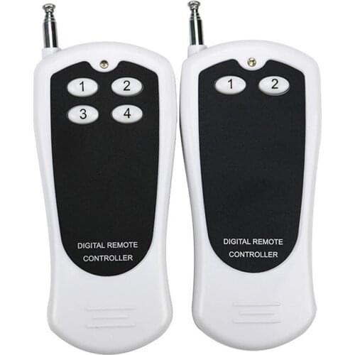 2/ 4/ 6/ 8/ 12 Button Long Range Big Button Remote High Power Remote Control Transmitter for Remote Switchkey pad 2260 /1527