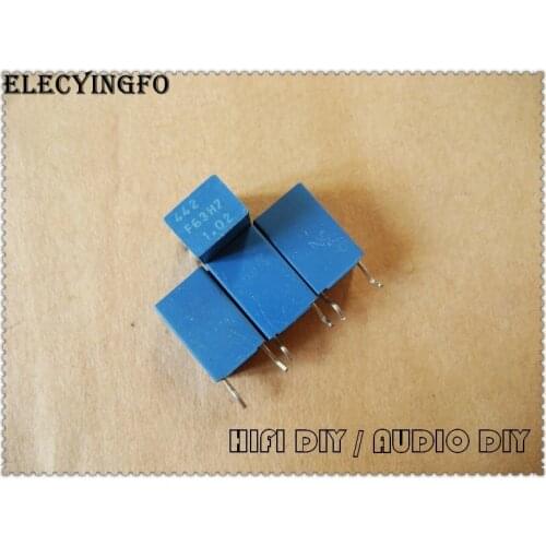 20pcs/100pcs AV P12 442pF 63V 63V442pF 1% high precision tin foil polypropylene film capacitor