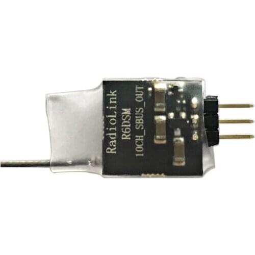 2016 Newest Radiolink R6DSM 2.4G 10 channels Receiver DSSS FHSS Spread Spectrum for Radiolink Transmitters AT9 AT9S AT10 AT10II