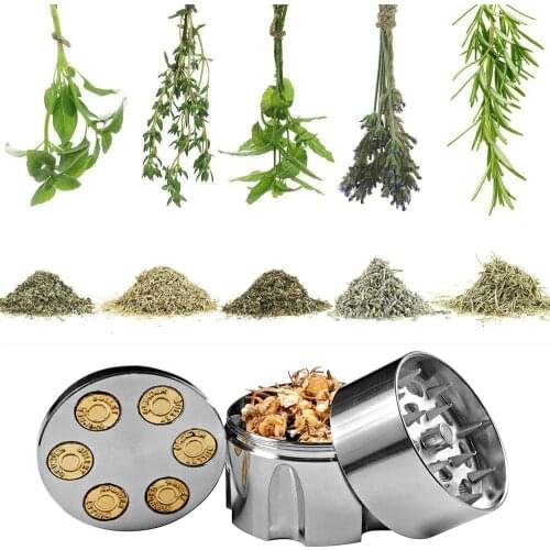 3 Layers Metal Tobacco Herb Grinder Smoking Accessories Grinder Detectors Pipes Tools High Quality