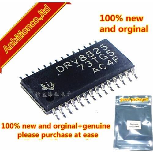 5pcs 100% new and orginal DRV8825PWPR HTSSOP-28 2.5A STEPPER MOTOR CONTROLLER IC in stock