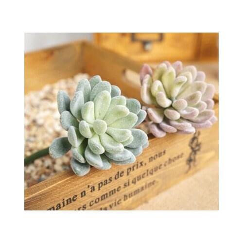 6 pcs/lot) The simulation of Succulents plants jewel artificial plants for docoration plants artificial wholesale flower