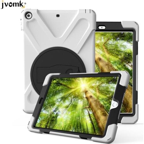 Case For Apple iPad 9.7 inch 2017 2018 New model A1822 A1823 A1893, Kids Safe Shockproof Armor Soft Silicone+Hard Cover