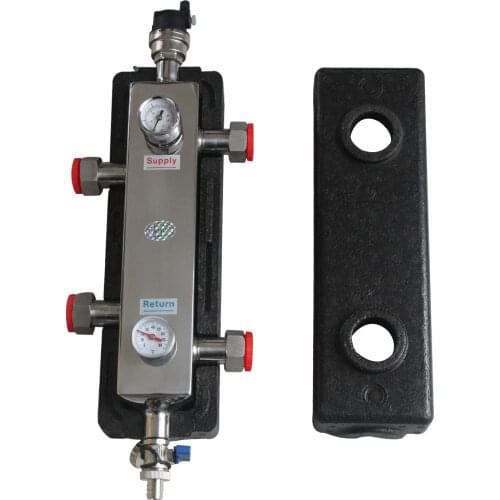 Hydraulic separator boiler buddy buffer tank 3/4 inch under flooring heating control water ufh manifold underfloor 3/4 1 inch