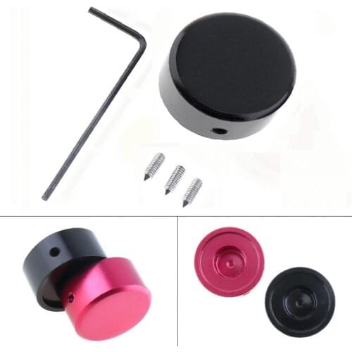 Guitar Foot Nail Cap Effect Pedal Pad Aluminum Alloy Cover with Anti-slip and Anti-scratch for Guitar Pickup Guitar Pin Cap