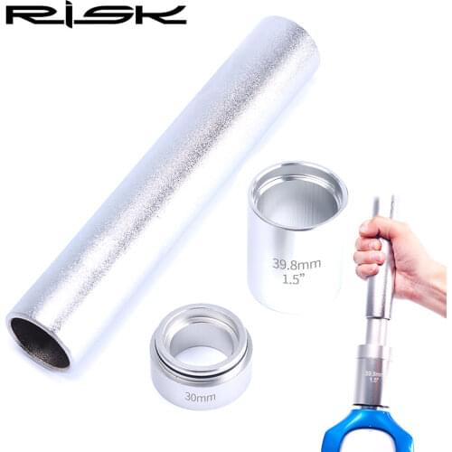 Risk Bicycle Front Fork Headset Installation Tools MTB Road Bike Alumium Steel Crown Race Straight Taper Fork Installation Tools