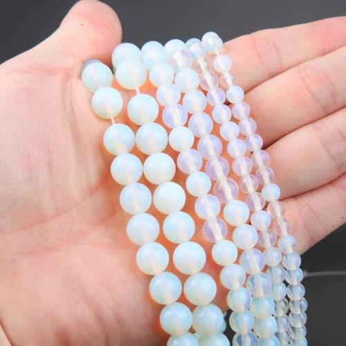 6 8 10 mm Natural Stone Round Spacer Beads Stones for Jewelry Making Necklace DIY Earrings Handmade Bracelet Accessories 15