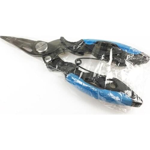 Titanium Plating Small Tip Open Loop Bait Tool Multifunctional Fishing Scissors Lure Plier