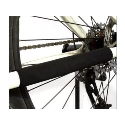 Wholesale 500pcs/lot bicycle chain cover Cycling frame sticker bike Chain Protector Chain Care sricker cover Magic Guard Pad