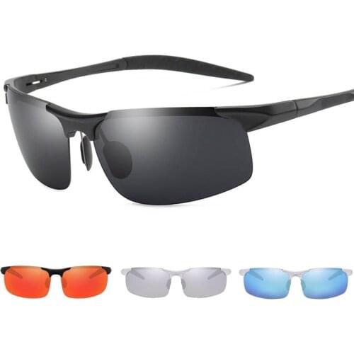Polarized Sunglasses Outdoor Sports Cycling Driving Glasses Aluminum Magnesium Glasses Mens Women Cycling Eyewear