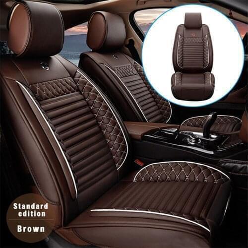 PU Leather Universal Car Seat Cover FIt For Chevrolet Sonic LT-RS Sail Spark Traverse Trax Tahoe 2pcs Front Seat Car Interiors