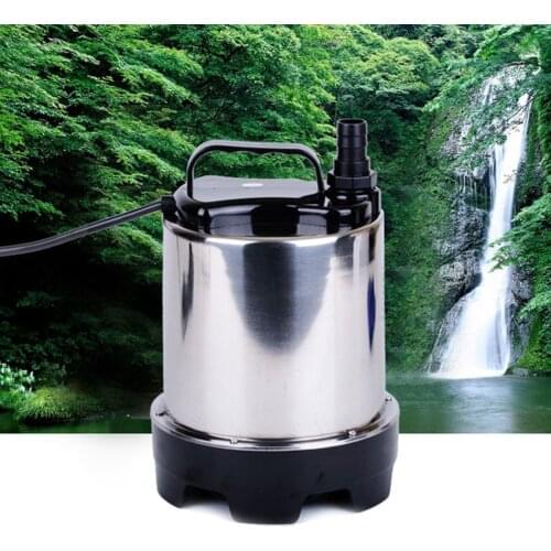 Penguin-2400 2400L/h RESUN Stainless Steel Vertical Submersible Water Pump for Aquarium Fish Tank Hydroponics Pond Swimming Pool
