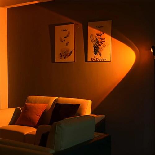 Sunset Lamp Nordic Indoor Lighting LED Floor Lamp Living Room Bedroom Atmosphere Decoration Floor Lights Standing lamp For Home