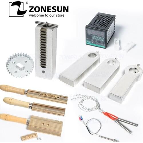 ZONESUN Hot Foil Stamping Machine Accessory Spare Parts Position Holder Foil Roll Holder T-Slot Workbench Heating Element