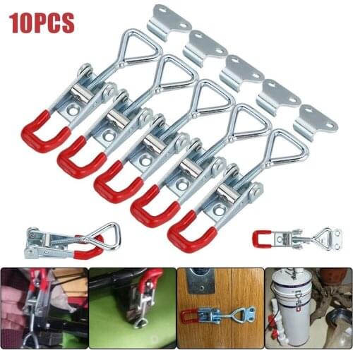 10PCS Toggle Latch Clamp 4001 Holding Capacity 150Kg/330Lbs Horizontal Hand Tool For Welding, Jigging, Repairing Hardware
