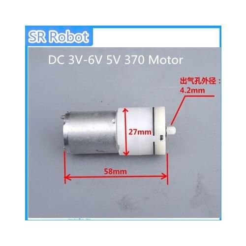 1pcs DC 3V-6V 5V 370 Motor Micro Mini Air Pump Vacuum For Aquarium Diy RC Toy Kit Part