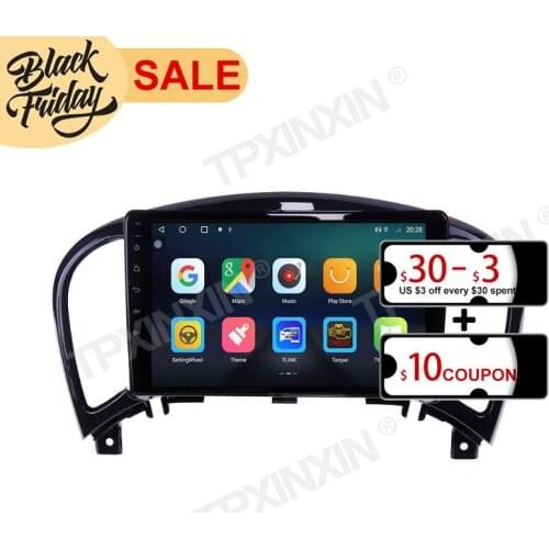 128G Android 10 PX6 is Suitable for Nissan Juke 2011 - 2018 GPS Navigation Car Radio Video Stereo Multi-function CarPlay Host