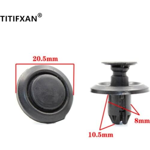 20PCS for BYD Mitsubishi ASX OUT LANDER LANCER MIVEC plastic fasteners For Bumper fender leaf board clip sub-buckle