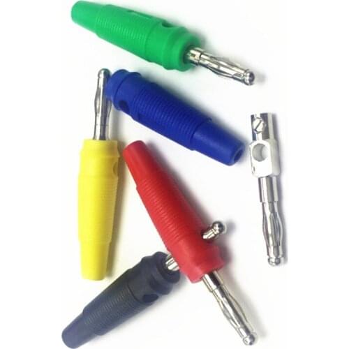 20pcs/lot Lantern Type Audio Speaker Connectors Amplifier Speaker Binding Post 4mm Banana Jack Plug For Cable Terminals