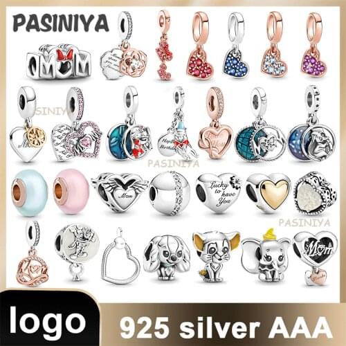 Mothers Day gift mom series CHARMS Collection 925 Sterling Silver Charm Original Model 1:1 Exquisite Craftsmanship Factory Char