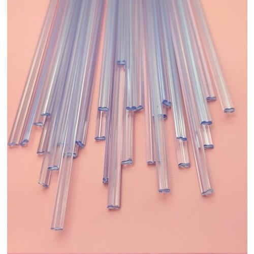 4PCS 5x2.5mm transparent PVC plastic welding rods PVC welder rods high quality 1pc=1meter for plastic welder gun/hot air gun