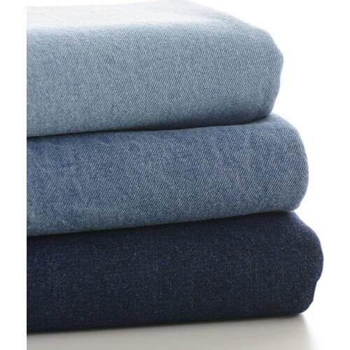 50x140cm Thick denim twill cotton washed can make curtains tablecloths sand release cushions DIY handmade household 550g/m