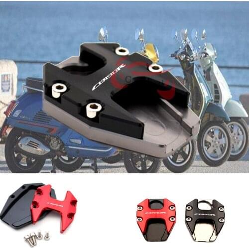 Motorcycle accessories aluminum CNC side stand extension bracket support plate forHONDA CB190R CBF190 CB190X