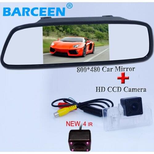 Car Rversing camera IR light with 5" car monitor lcd screen for Nissan Altima/TEANA /Sylphy