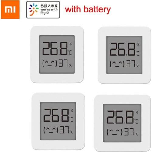 XIAOMI Mijia Bluetooth Thermometer 2 Wireless Smart Electric Digital Hygrometer Thermometer Work with Mijia APP
